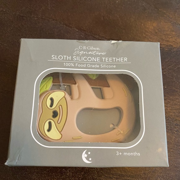 Sloth Teether NIB Baby Gift - Picture 1 of 4